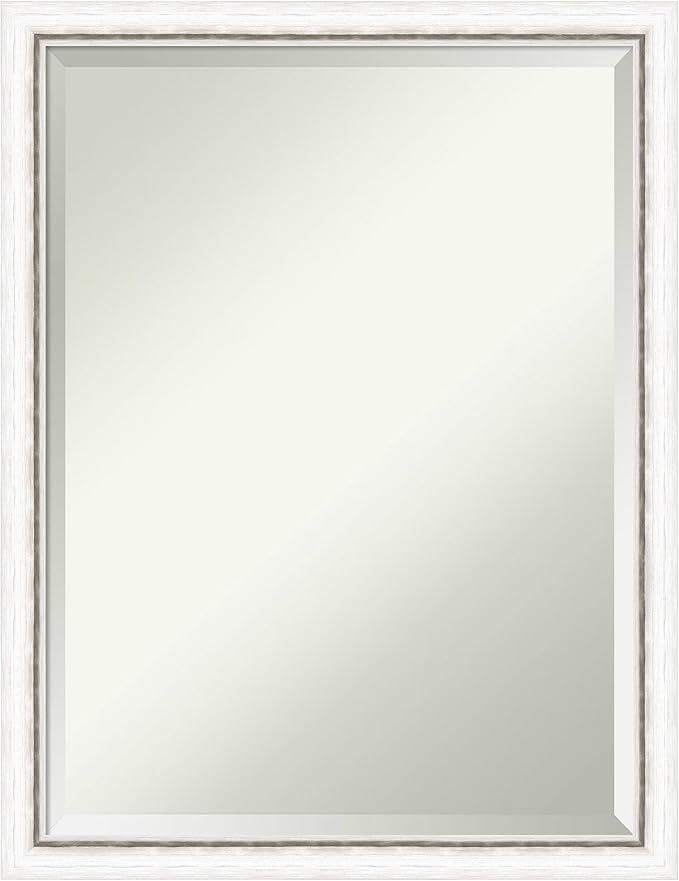 Amanti Art White Bathroom Mirror by AmantiArt