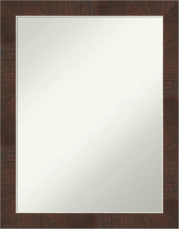Amanti Art Brown Bathroom Mirror by AmantiArt