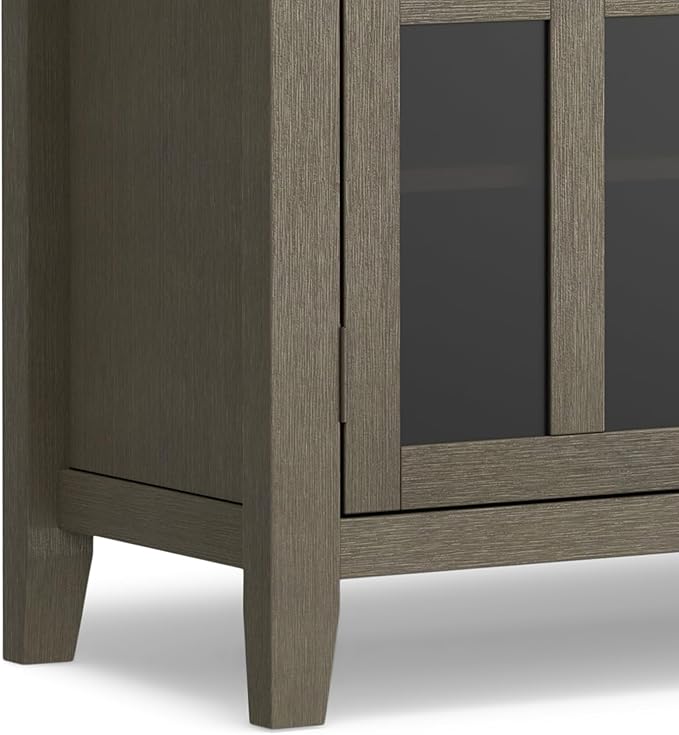SIMPLIHOME Artisan SOLID WOOD 53 inch Wide Transitional TV Media Stand in - Image 10