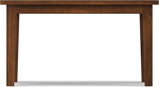 SIMPLIHOME Eastwood Square Dining Table, Solid Wood Walnut Veneer in Walnut - Image 5