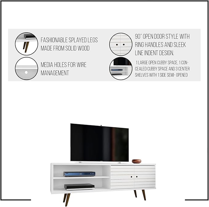 Manhattan Comfort Liberty Mid Century Modern TV Stand - Image 8