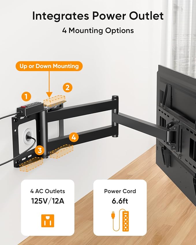 FORGING MOUNT 42 inch Long Arm TV Wall Mount - Image 3