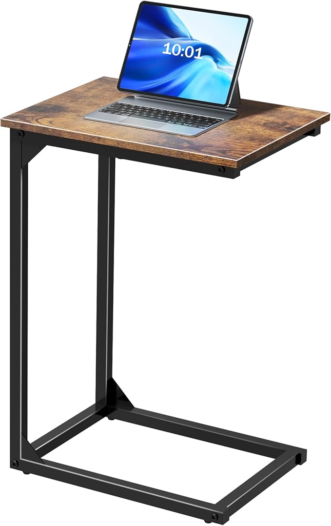C-Shaped Side Table, C-Table for Sofa, Couch Table by LAKEMID