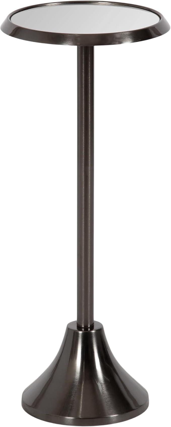 Kate and Laurel Sanzo Modern Pedestal Drink Table, Decorative End Table by KateandLaurel