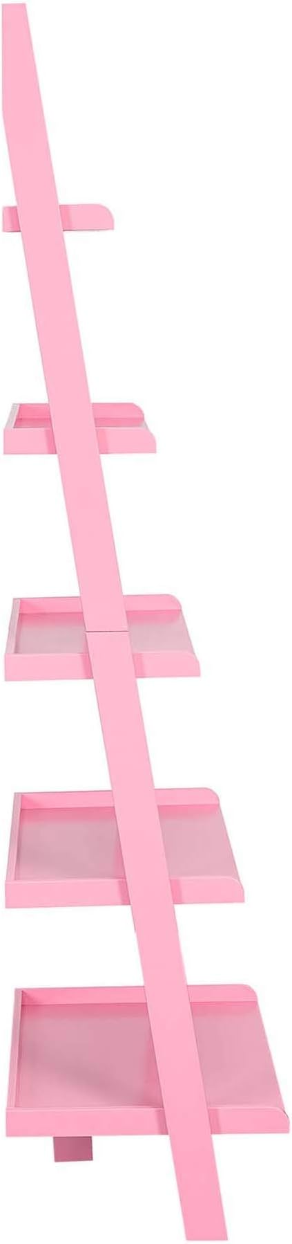 Convenience Concepts American Heritage Bookshelf Ladder, Light Pink - Image 7