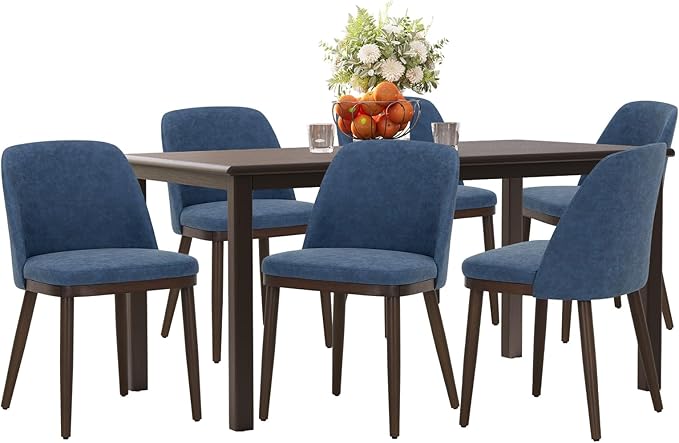 COLAMY 60 Inch Rectangular Kitchen Dining Table by COLAMYINC