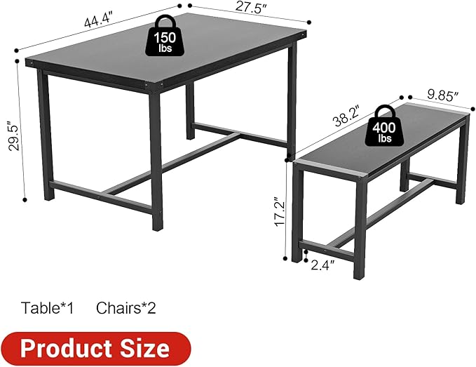 Garvee Dining Table Set for 4, Kitchen Table - Image 7