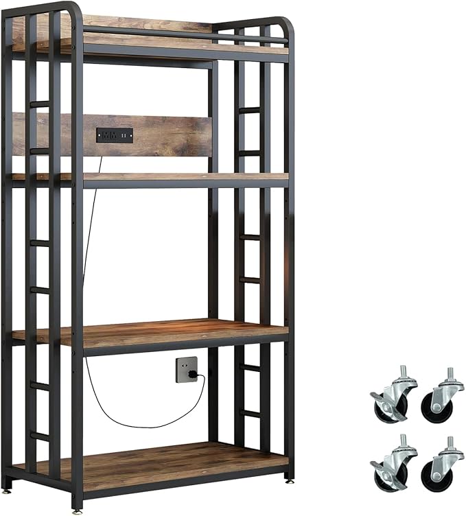 Adjustable 4-Tier Heavy Duty Kitchen Baker's Rack - Image 9
