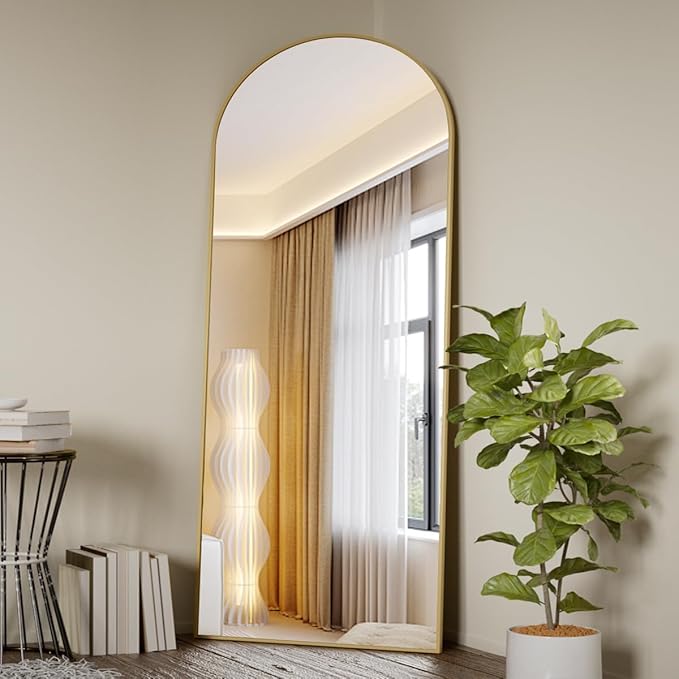 Koonmi Full Length Mirror, Standing Hanging or Leaning Full Body Mirror - Image 2