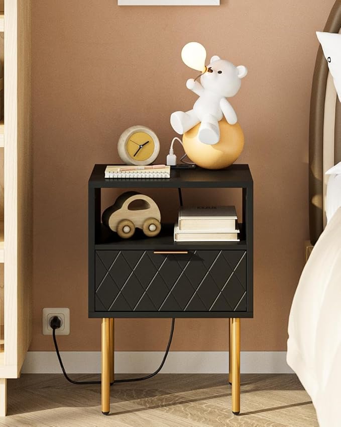 Nightstand, Small Bedside Table - Image 4