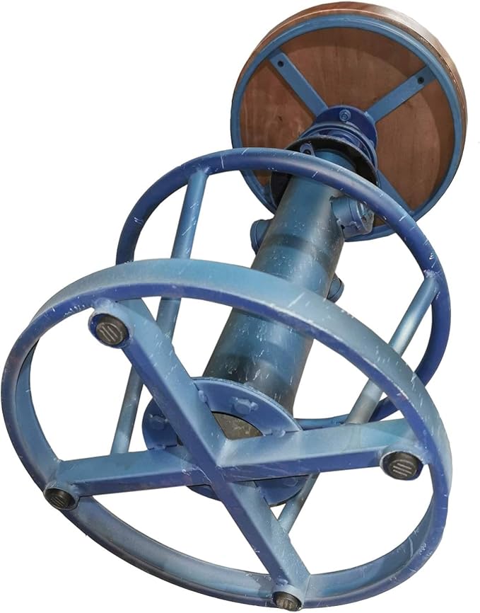 Retro Bar Stool Industrial Swivel Counter Stools - Image 6