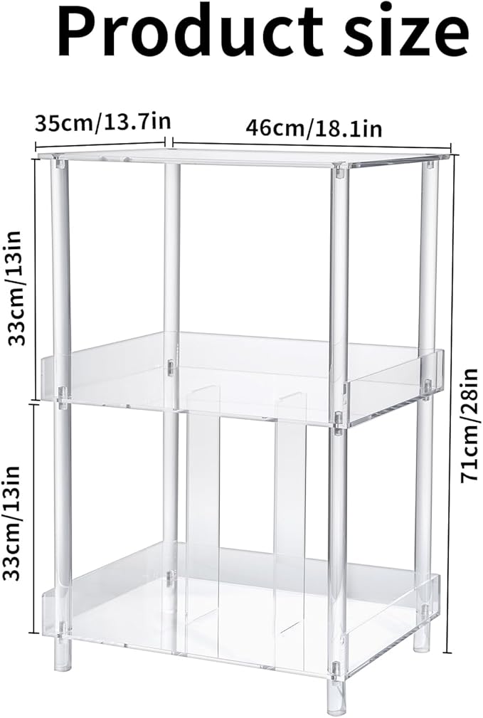 Antilope 18x14 Acrylic Record Player Stand - Image 3