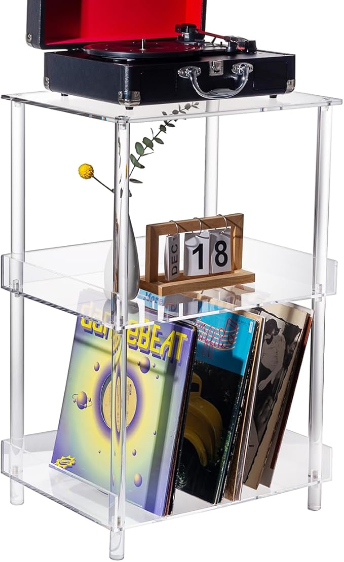 Antilope 18x14 Acrylic Record Player Stand by Antilope