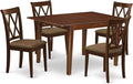 East West Furniture MLCL5-MAH-C 5 Piece Dining Set Includes a Rectangle Dining by EastWestFurniture