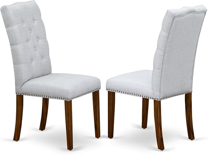 East West Furniture DLEL3-ANA-05 3 Piece Modern Dining Table Set Contains a - Image 3