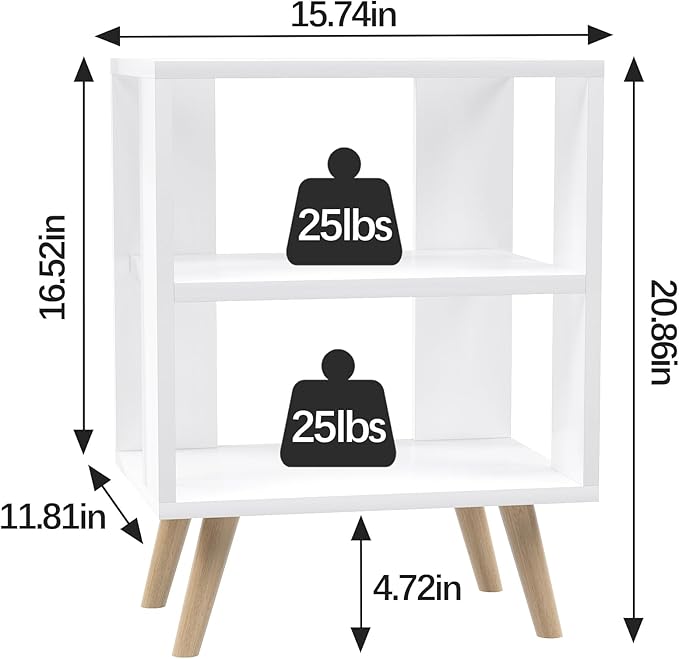 Night Stand, Modern End Table - Image 2