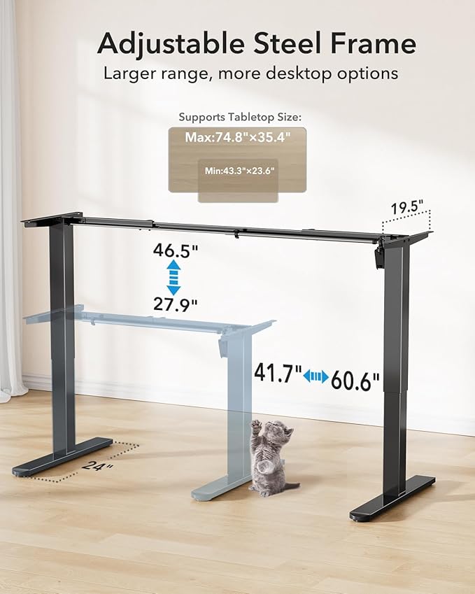 HUANUO Standing Desk Frame - Image 5