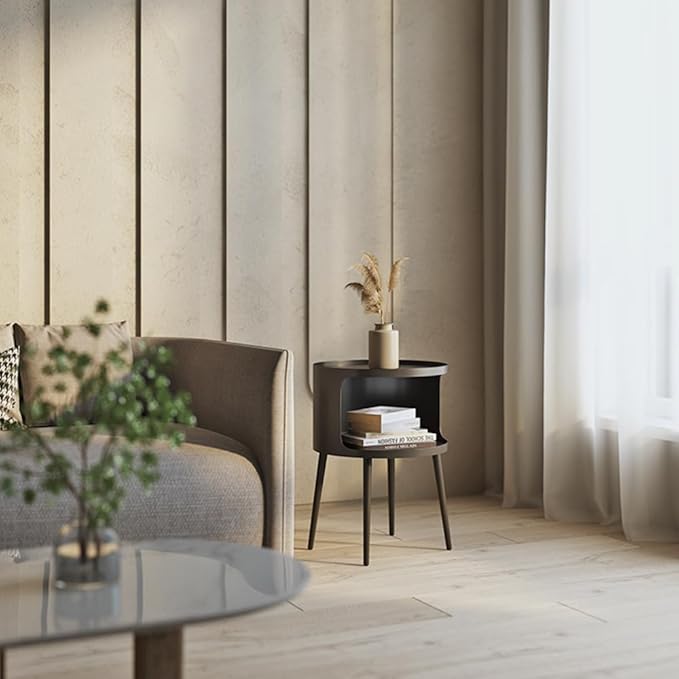 Modern Side Table, Round end Table - Image 9