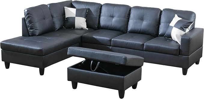 NicBex Sectional Couch 3 Pieces Sofa Set - Image 5
