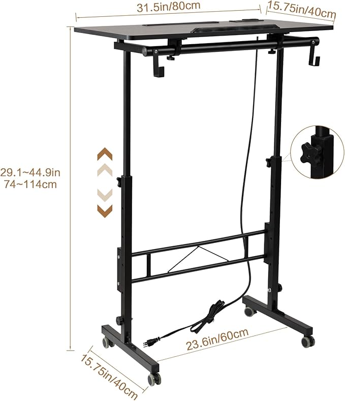 SIDUCAL Standing Desk Height Adjustable - Image 2