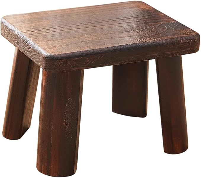 Wooden Step Stool for Adults and Kids, Foot Stool, Kitchen Small Wood Bench by GZQWDC