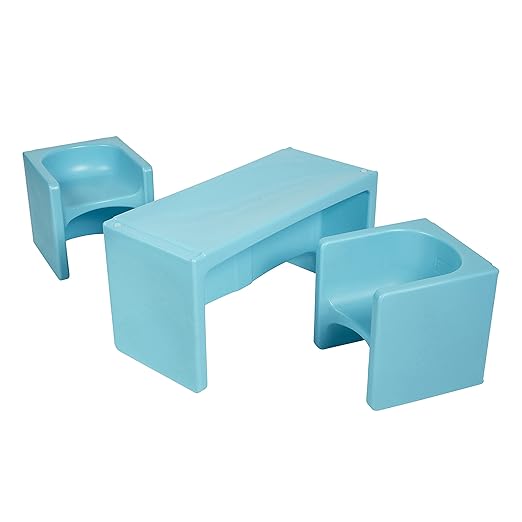 ECR4Kids Tri-Me Table and Cube Chair Set by ECR4Kids