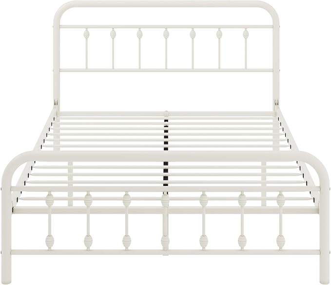 Allewie 14 Inches Full Size Metal Platform Bed Frame - Image 9