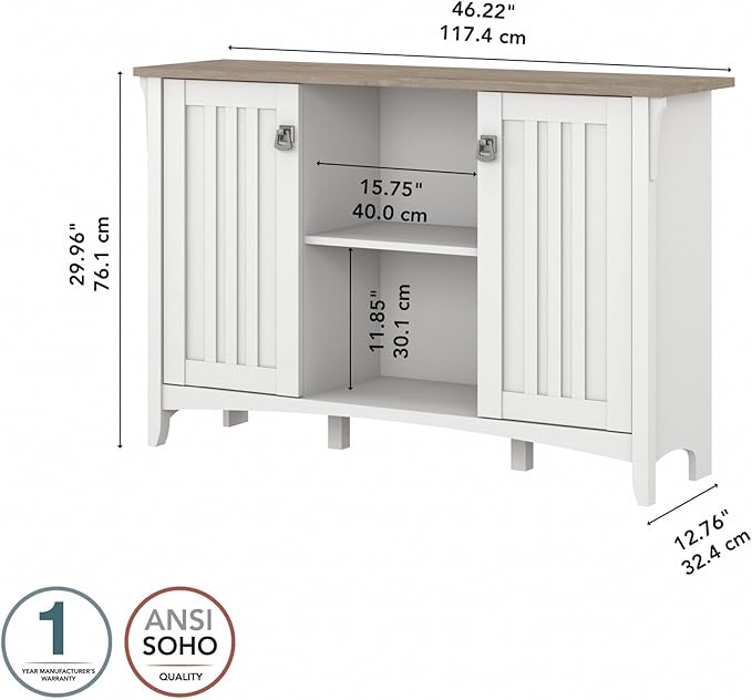 Bush Furniture Salinas Accent Storage Cabinet - Image 3