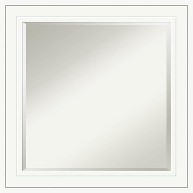 Amanti Art White Bathroom Mirror by AmantiArt
