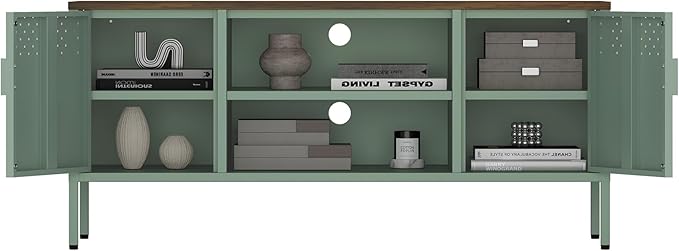 Manhattan Comfort Landen 47" Modern Metal TV Stand - Image 13