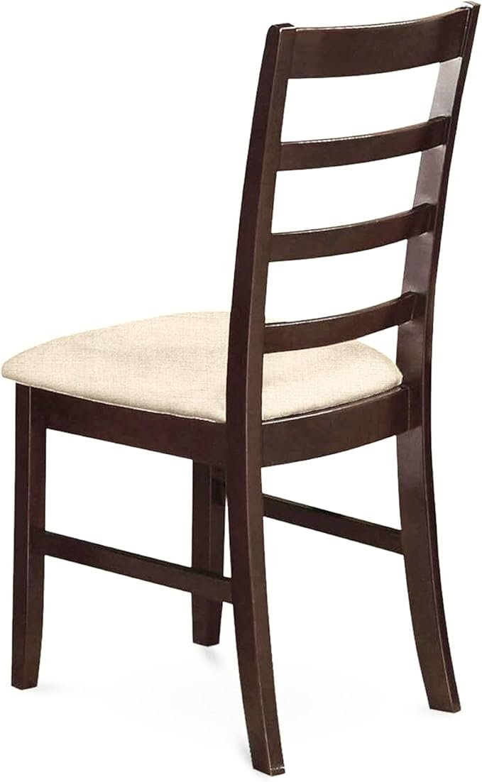 East West Furniture CAPF5-CAP-C 5 Piece Dining Room Furniture Set Includes a - Image 6