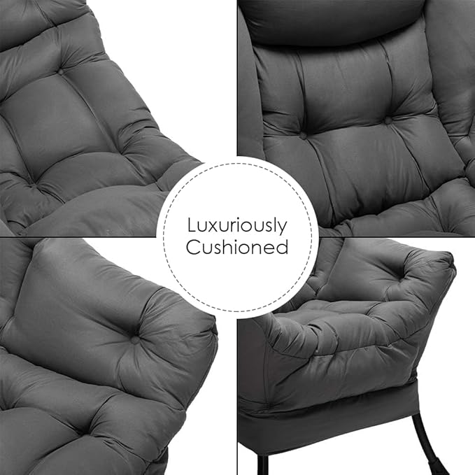 HollyHOME Fabric Lazy Chair - Image 6