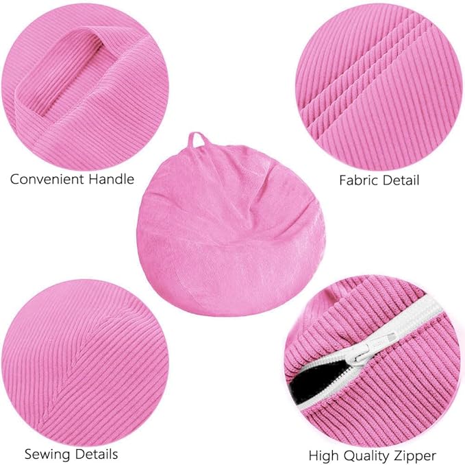 Kisoy Corduroy Bean Bag Cover - Image 5