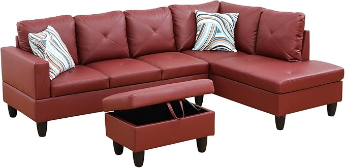 97" Oversized Sectional Couch, L Shaped Couch - Image 7