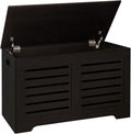 DINZI LVJ Storage Chest, Flip-Top Wooden Toy Box by DINZILVJ