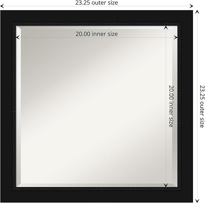 Amanti Art Black Bathroom Mirror - Image 4