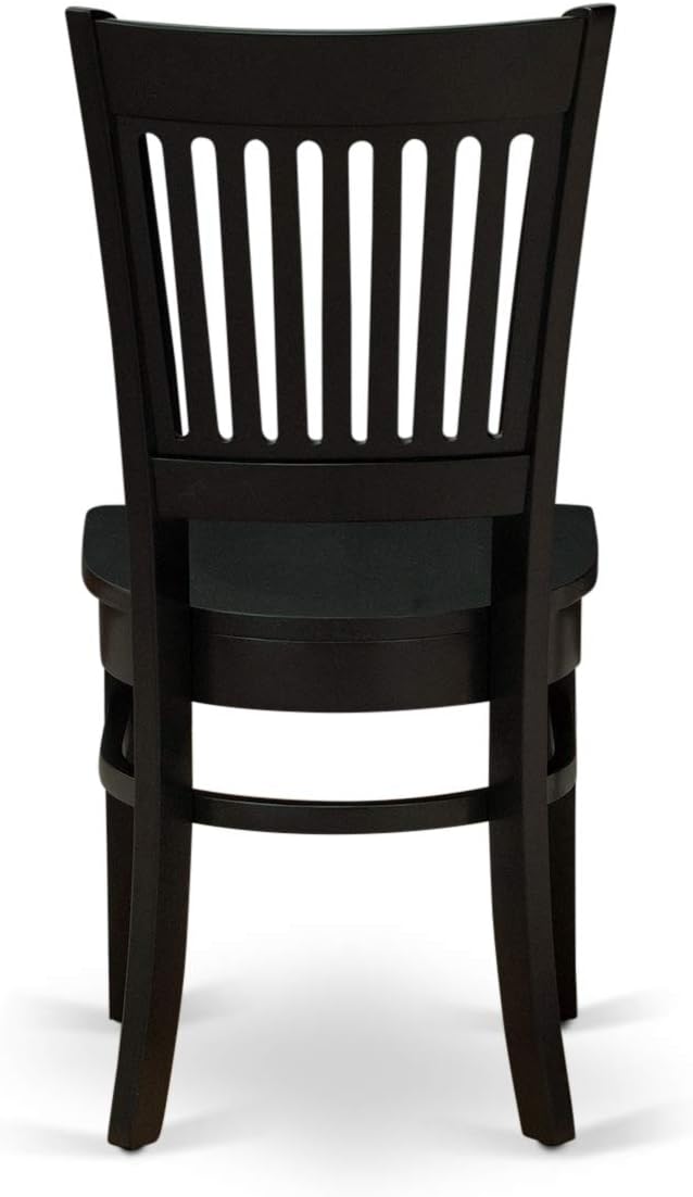 East West Furniture LGVA7-BLK-W 7 Piece Kitchen Table & Chairs Set Consist of a - Image 11