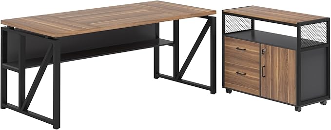 Tribesigns 63" Executive Desk - Image 8