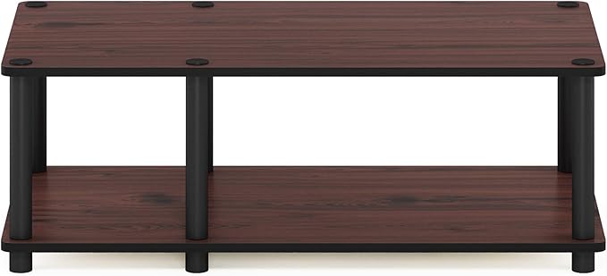 Furinno Just No Tools Dark Cherry Mid Television Stand - Image 4