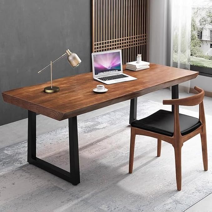 Modern Minimalist Solid Wood Office Desk - Image 3
