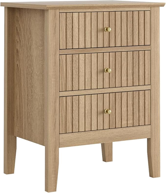 Fluted Nightstand, Farmhouse Night Stand - Image 9