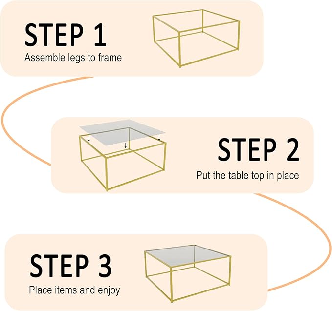 Glass Coffee Table Modern Center Table, Minimalist Coffee Table Sofa Side Tea - Image 8