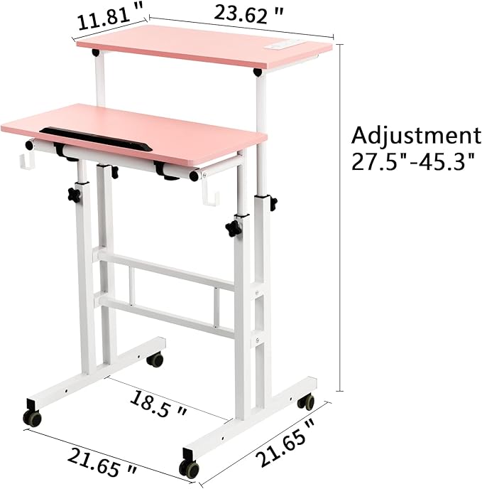 Hadulcet Mobile Standing Desk - Image 2