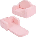 Welnow Kids Sofa, 2-in-1 Soft Sherpa Toddler Chair, Convertible Toddler Couch by LifeGetsBetterWithWelnow