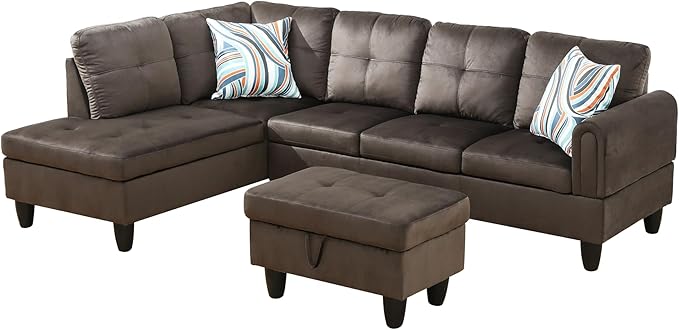 Osparple L Shaped Couch Sectional Couches - Image 3