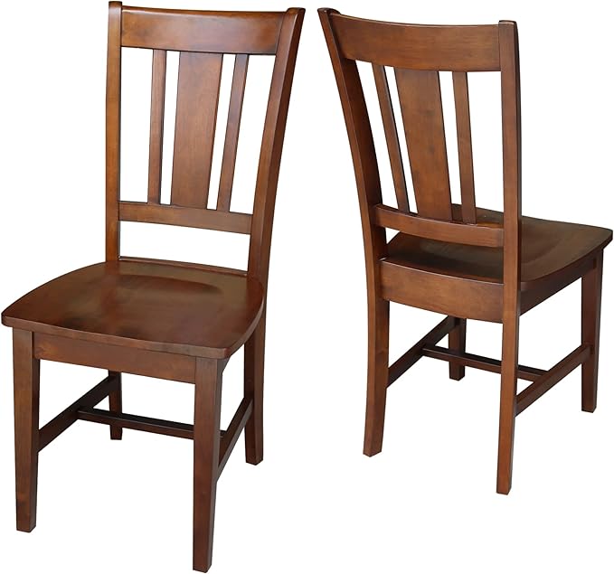 IC International Concepts, Set of Two San Remo SplatBack Dining Chairs - Image 7