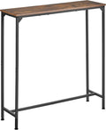 Console Table, Narrow Entryway Table, Thin Sofa Table, Behind Couch Table by Unknown