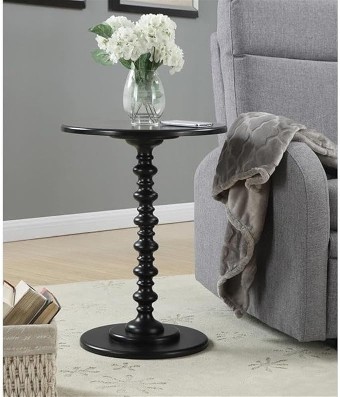 Convenience Concepts Palm Beach Spindle 17.75" Traditional Round End Living Room - Image 2