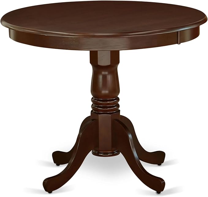 East West Furniture AMIP3-MAH-C 3 Piece Kitchen Table & Chairs Set Contains a - Image 5