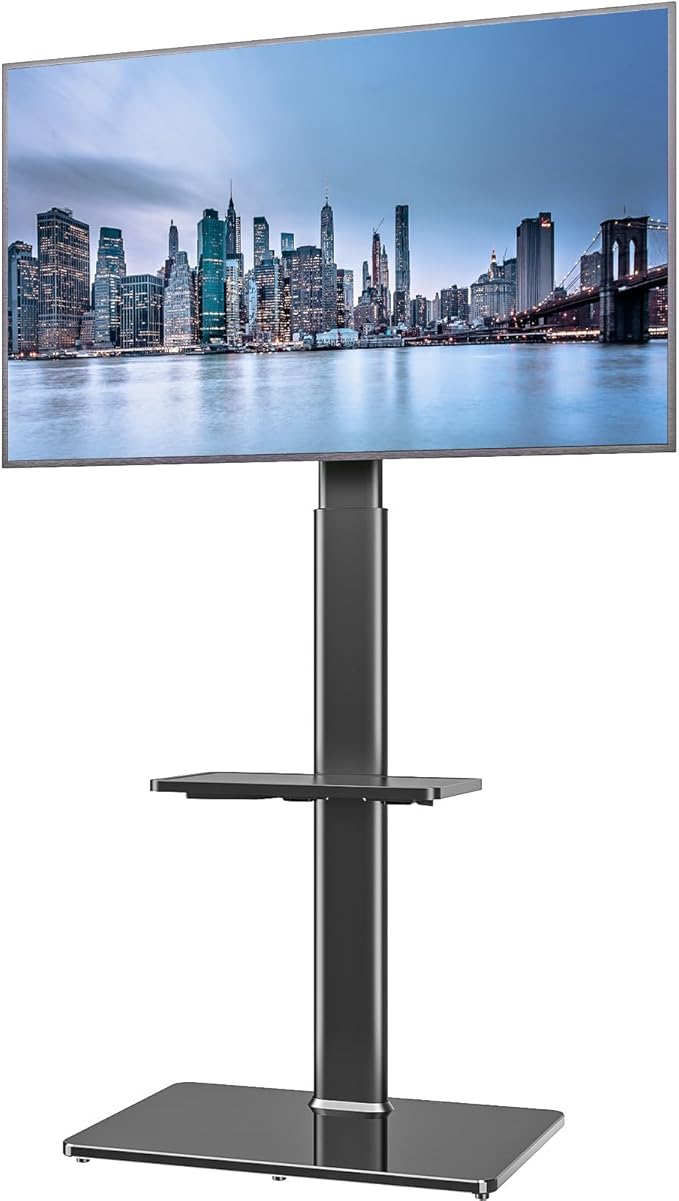 Universal Floor TV Stand with Mount by HEMUDU